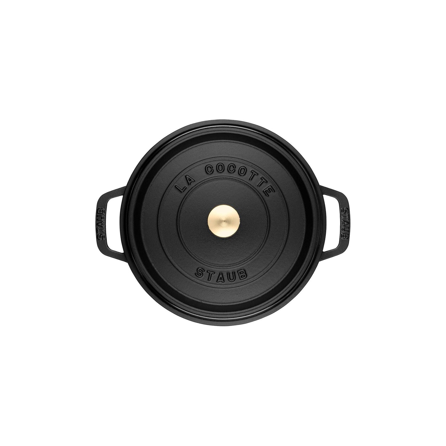 STAUB La Cocotte 8.4 L Cast Iron Round Cocotte, Black-1